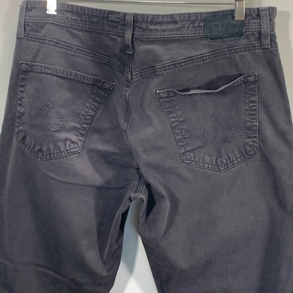 AG Adriano Goldschmied Jeans Mens 36 The Protege Straight Leg Black Stretch - Picture 9 of 12